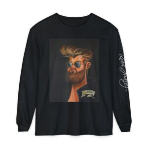 George Michael Portrait by Rubí Juárez Black